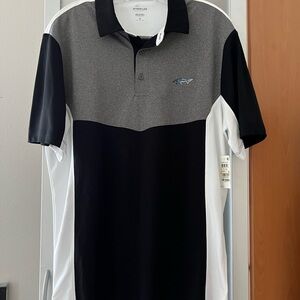 NWT Alpinestars Men's Black and Gray Polo Shirt (Macy’s)